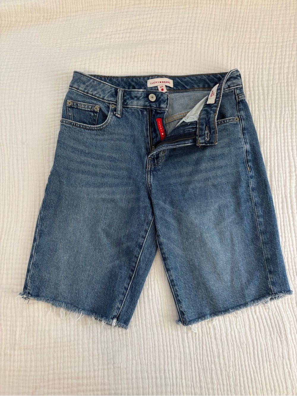 Lucky Brand Light Blue Denim Bermuda Shorts